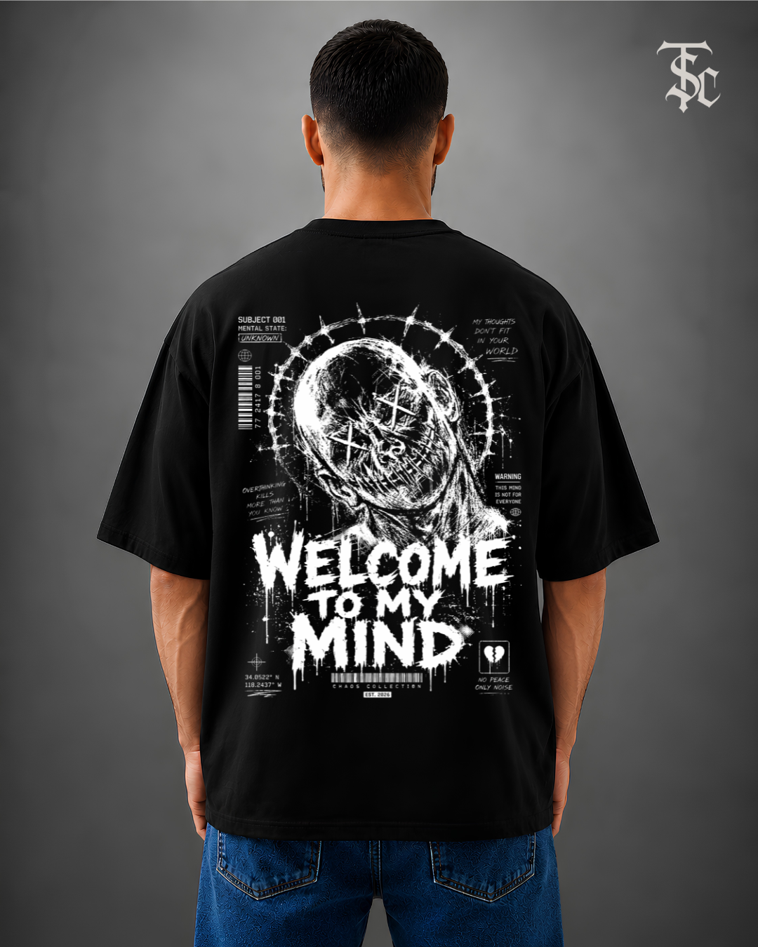 Welcome To My Mind - Back print