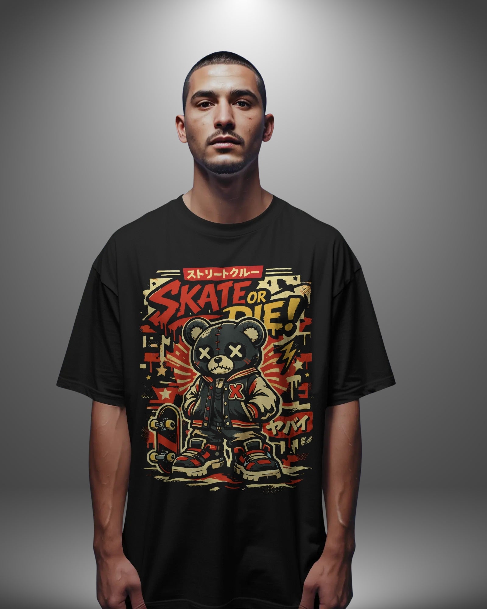 Skate or Die Urban Mascot Oversize T-Shirt
