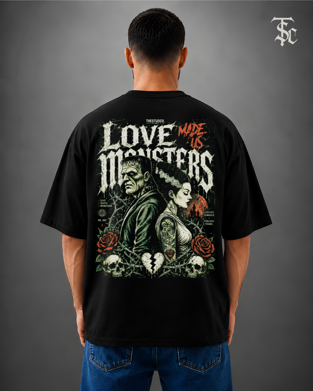 Love Made Us Monsters - Back Print