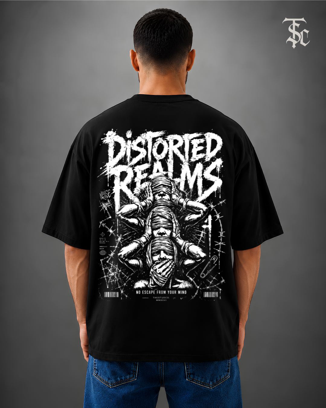 Distorted Realms - Back Print