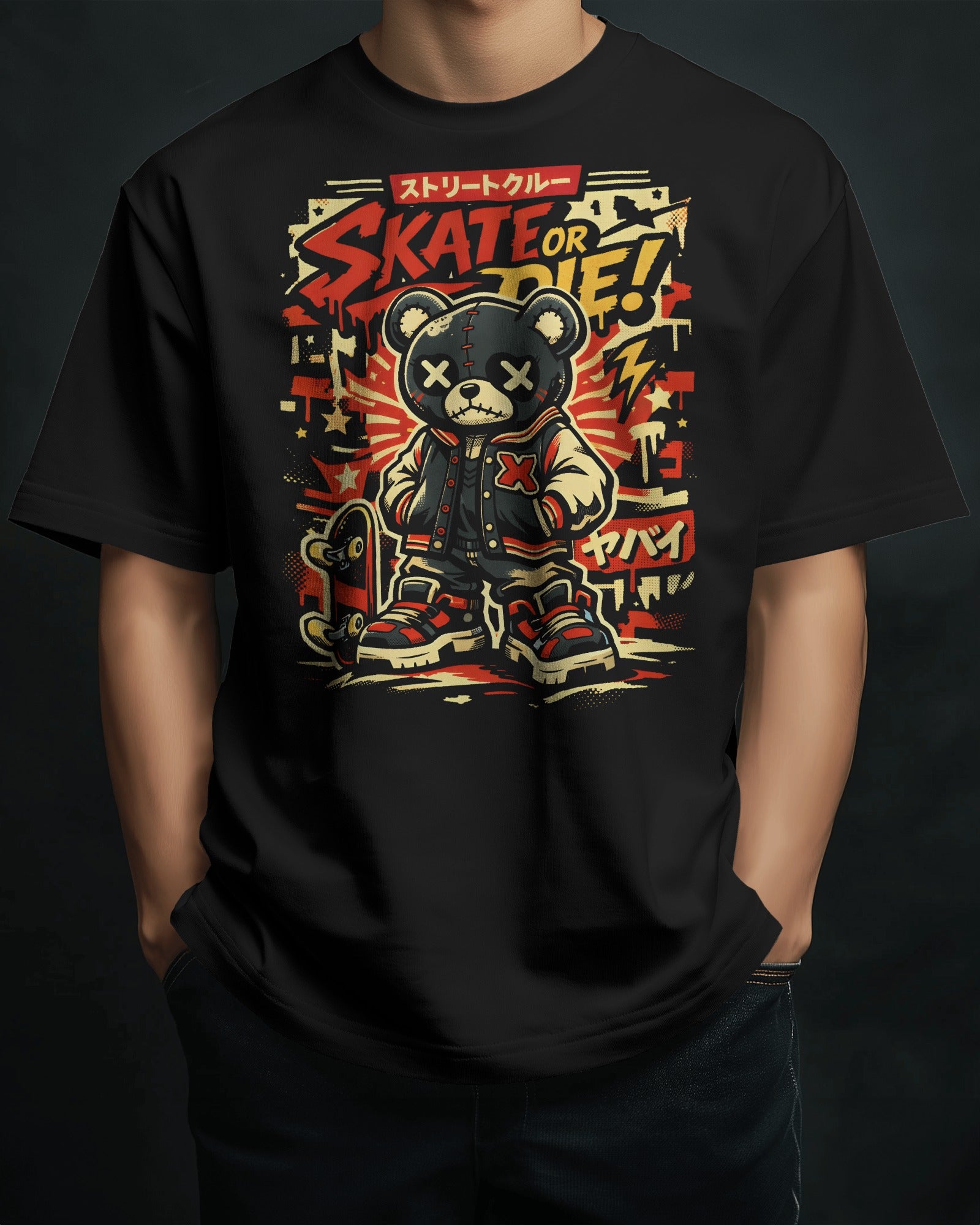Skate or Die Urban Mascot Oversize T-Shirt