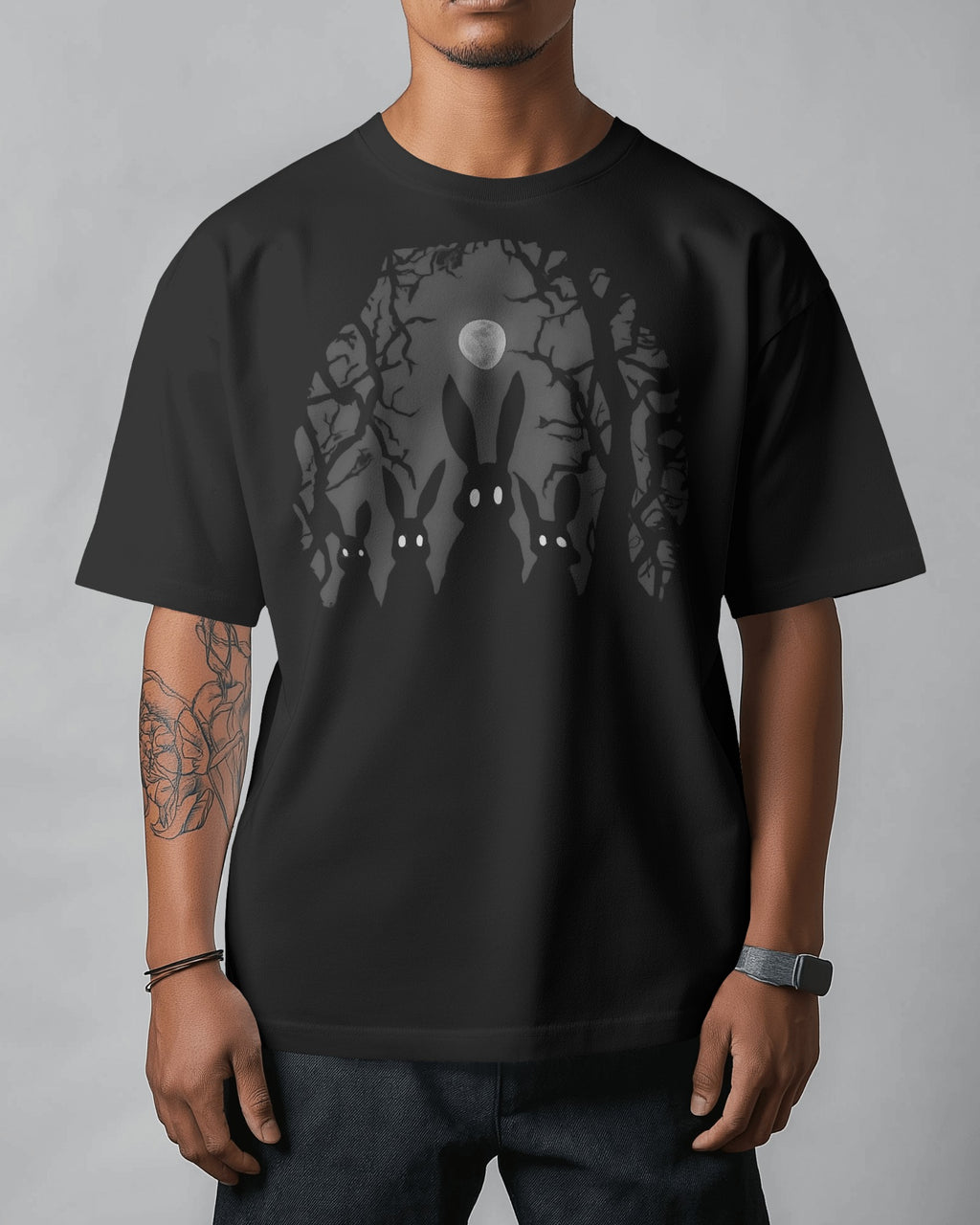 Eerie Rabbit Oversize T-Shirt