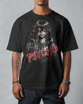 Cute but Psycho Glitch Anime Oversize T-Shirt