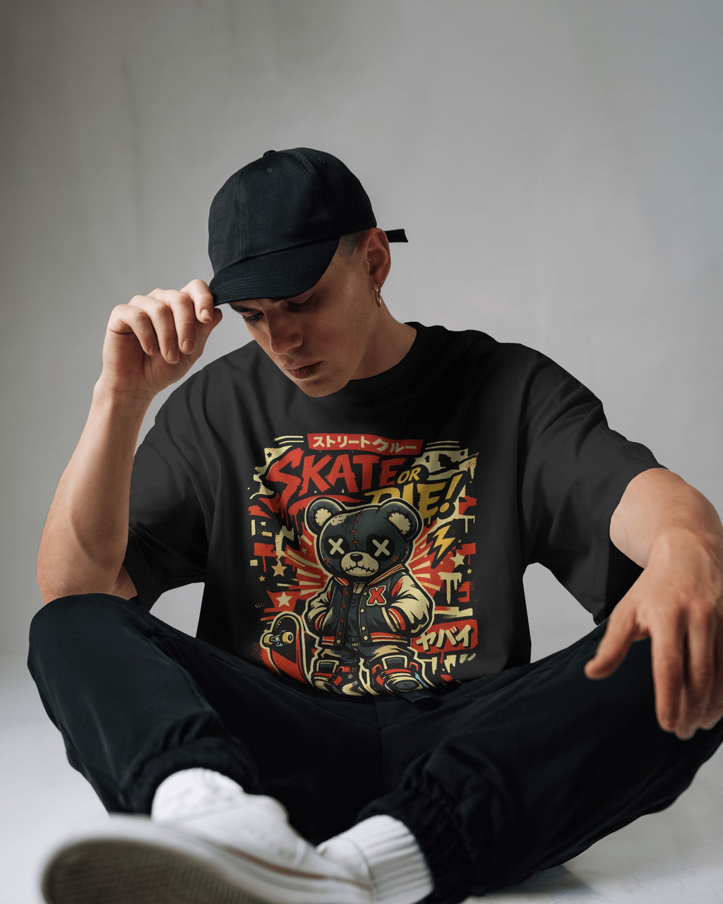 Skate or Die Urban Mascot Oversize T-Shirt